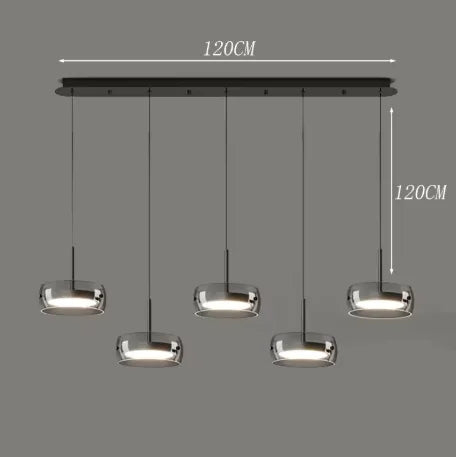 Modern Minimalist Style LED Hanging Chandelier Pendant Light Fixture