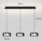Modern Minimalist Style LED Hanging Chandelier Pendant Light Fixture