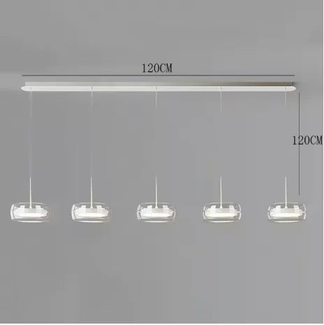 Modern Minimalist Style LED Hanging Chandelier Pendant Light Fixture
