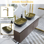 Floating Vanity Bathroom with Sink Combo, Wall Mounted with Sink Ceramic Basin and Faucet