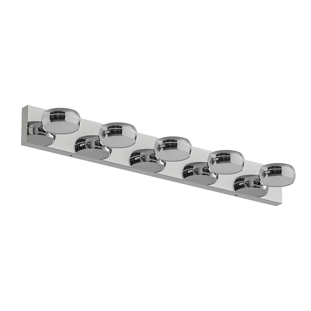 Modern Bathroom Vanity Light Fixture LED Wall Sconce Dimmable 3-6 Light