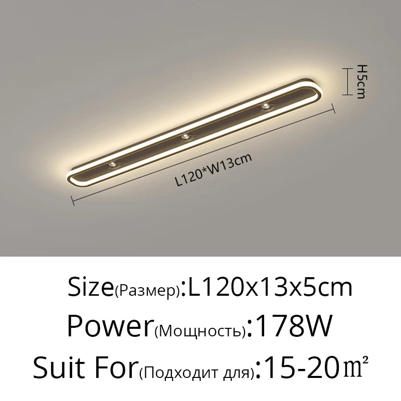 Minimalist LED long Ceiling Light spot lamp Bedroom Cloakroom Ceiling Lamp for Entrance Foyer Ultra-thin Corridor Balcony lamp