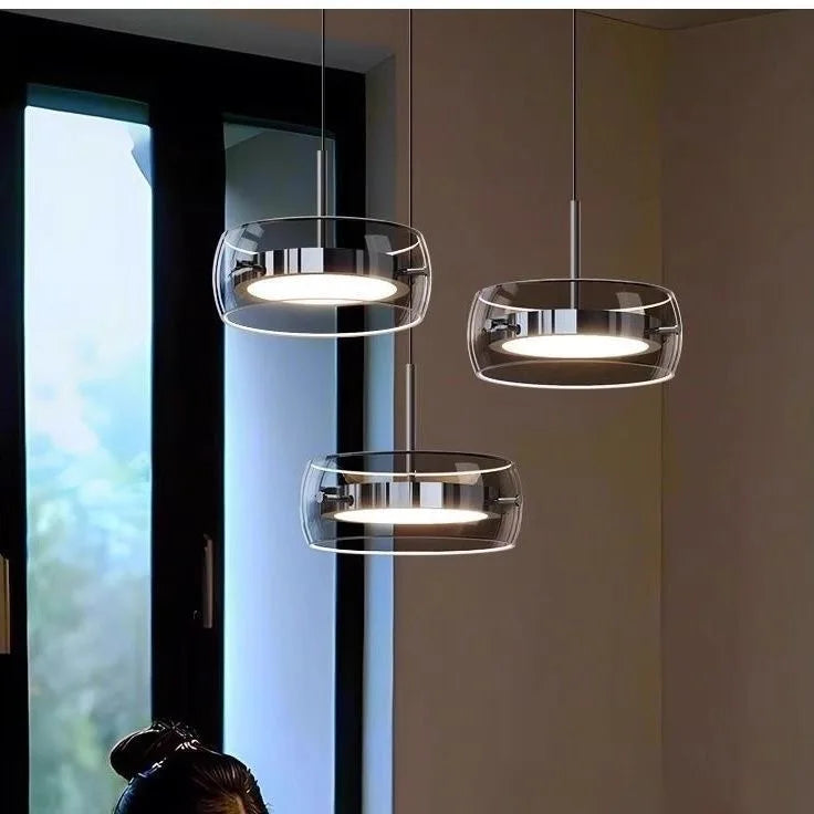Modern Minimalist Style LED Hanging Chandelier Pendant Light Fixture