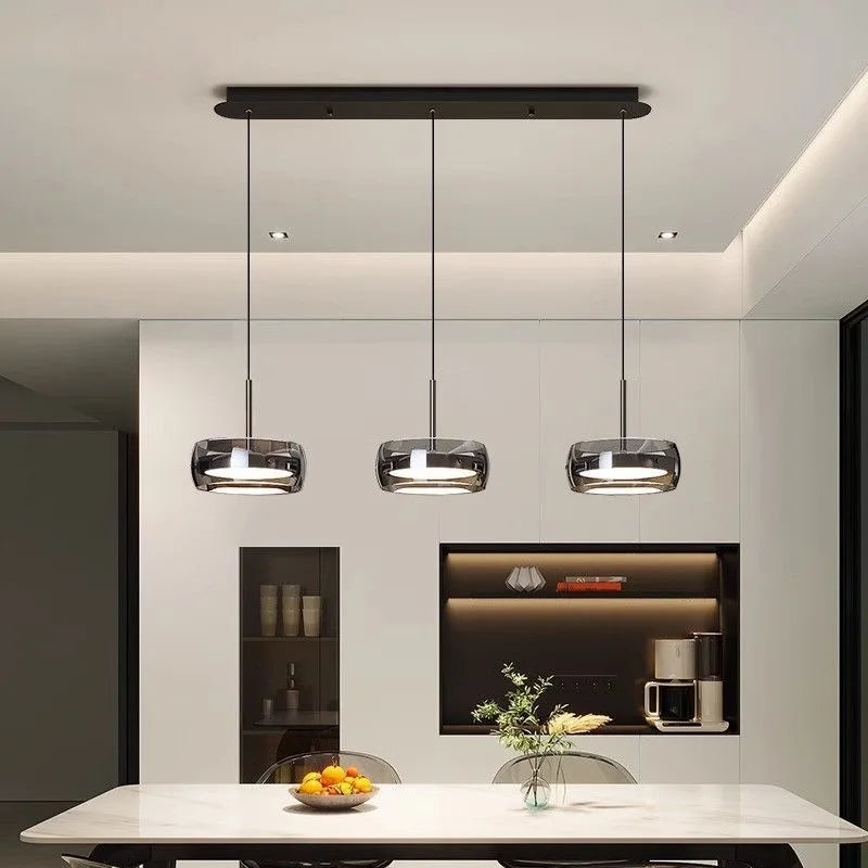 Modern Minimalist Style LED Hanging Chandelier Pendant Light Fixture