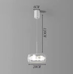 Modern Minimalist Style LED Hanging Chandelier Pendant Light Fixture