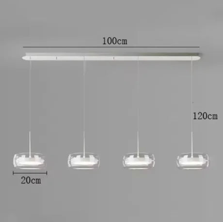 Modern Minimalist Style LED Hanging Chandelier Pendant Light Fixture