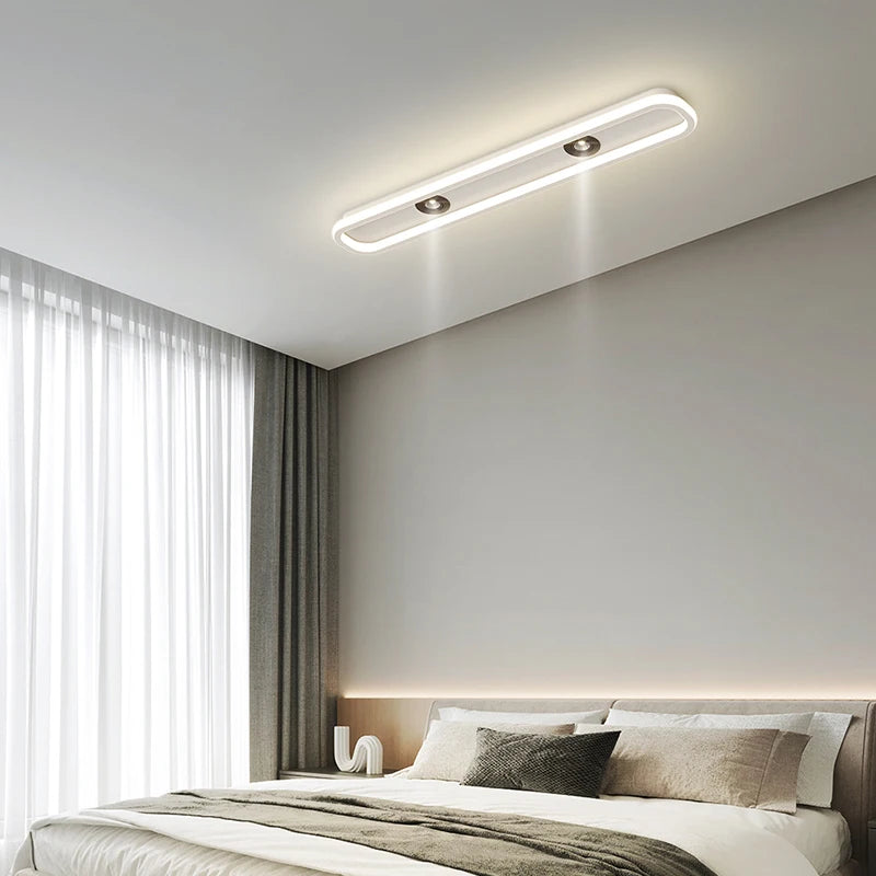 Minimalist LED long Ceiling Light spot lamp Bedroom Cloakroom Ceiling Lamp for Entrance Foyer Ultra-thin Corridor Balcony lamp