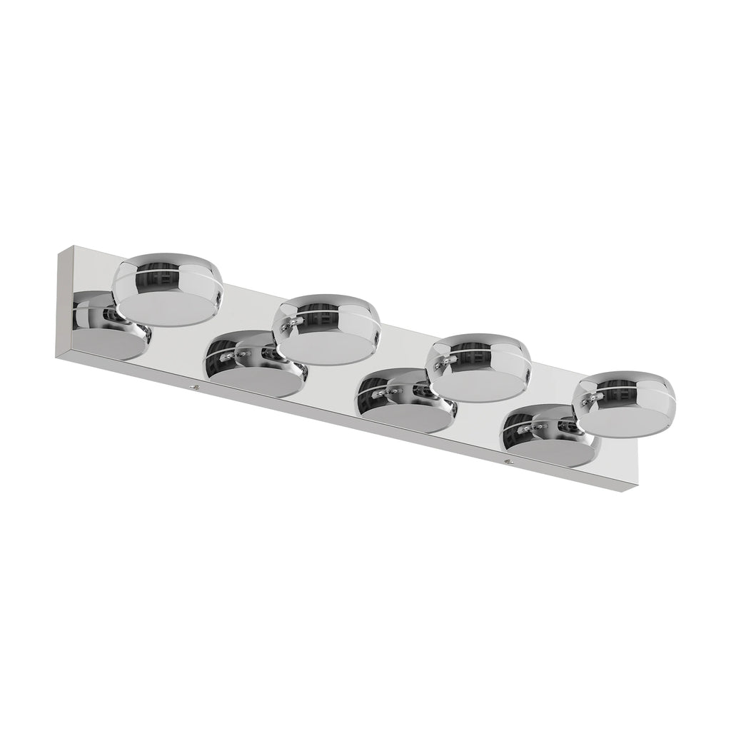 Modern Bathroom Vanity Light Fixture LED Wall Sconce Dimmable 3-6 Light