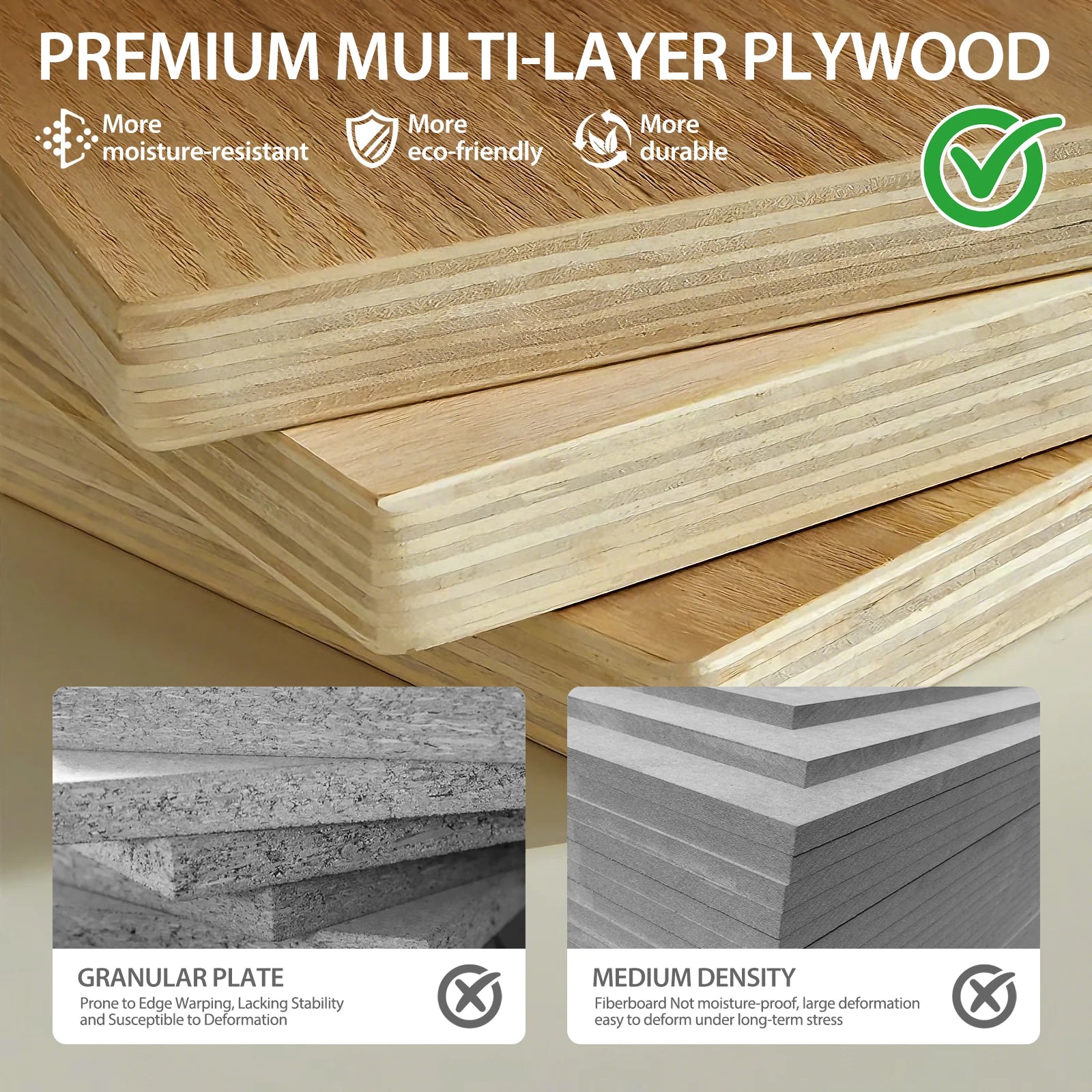 16-Inch Floating Bathroom Vanity with Sink - Natural Oak Smooth Front Finish Wall-Mounted White Stone Top