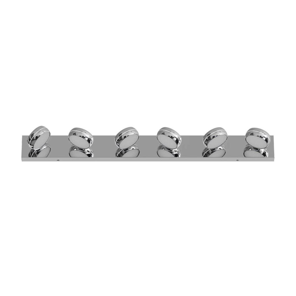 Modern Bathroom Vanity Light Fixture LED Wall Sconce Dimmable 3-6 Light